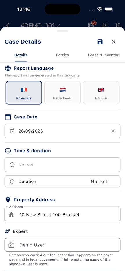 Case details