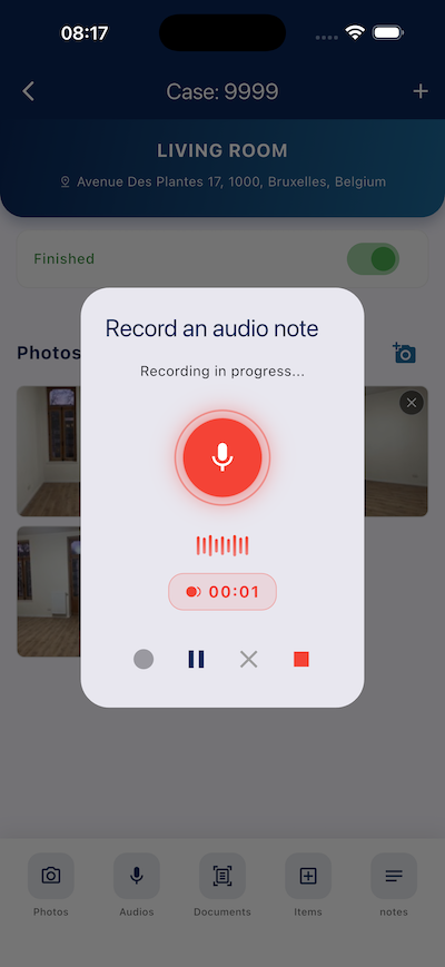 Enregistrement audio