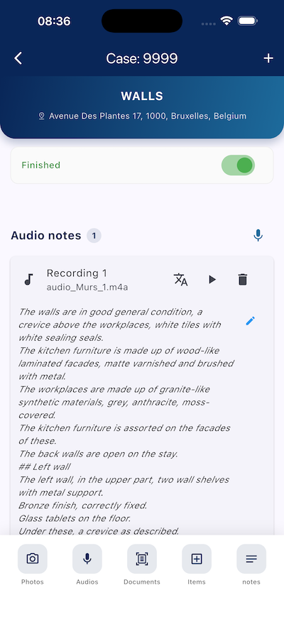 Transcription automatique