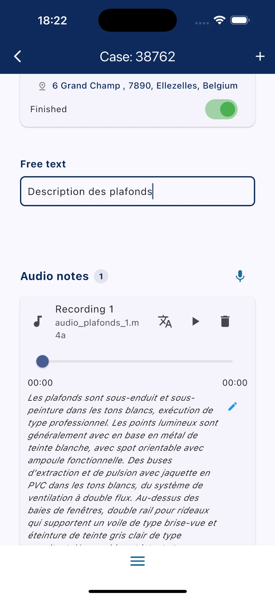 Transcription automatique