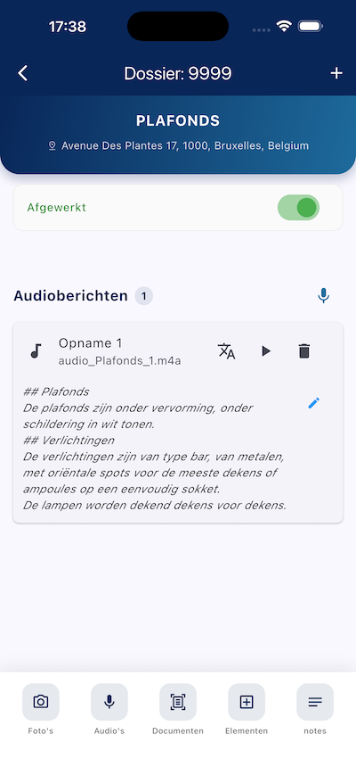 Transcription automatique